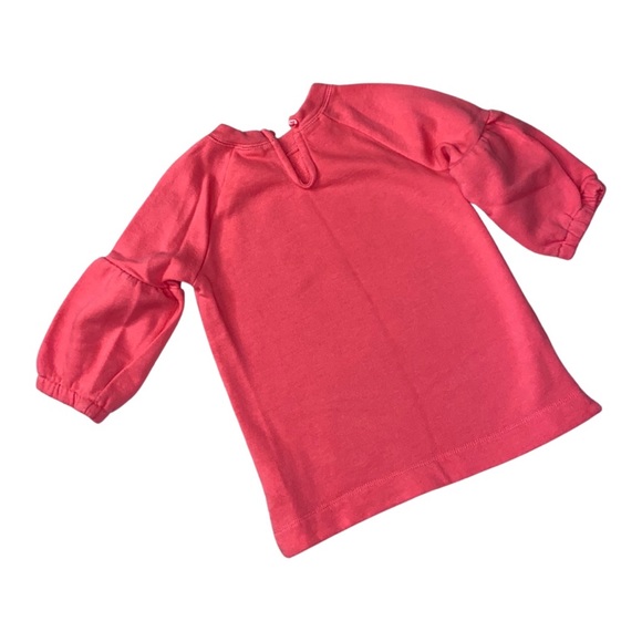 Baby GAP Hot Pink Happy Vibes Smiley Face Sweatshirt - Picture 2 of 2